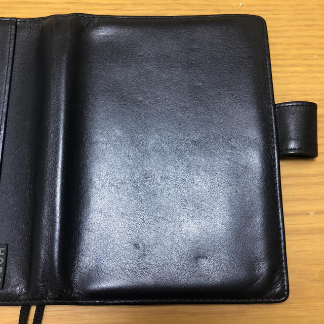 ほぼ日手帳オリジナルサイズ TSブラック ベーシックカバー メンズのファッション小物(手帳)の商品写真