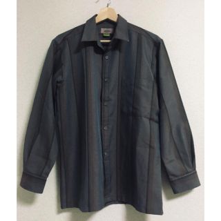 古着 レトロ柄シャツ ストライプ (シャツ)