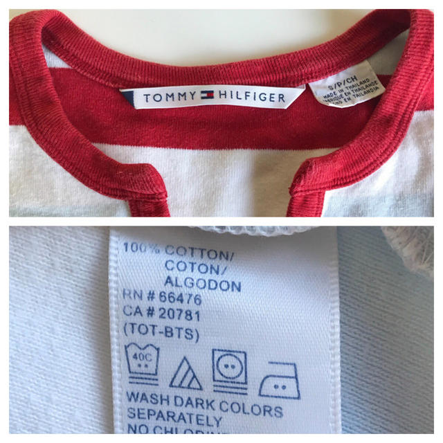 TOMMY HILFIGER(トミーヒルフィガー)のTOMMY HILFIGER ボーダー 半袖カットソー レディースのトップス(カットソー(半袖/袖なし))の商品写真