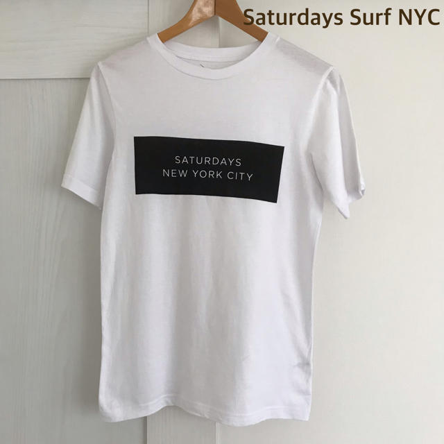 SATURDAYS SURF NYC(サタデーズサーフニューヨークシティー)の【1回着】SATURDAYS SURF Tシャツ XS レディースのトップス(Tシャツ(半袖/袖なし))の商品写真