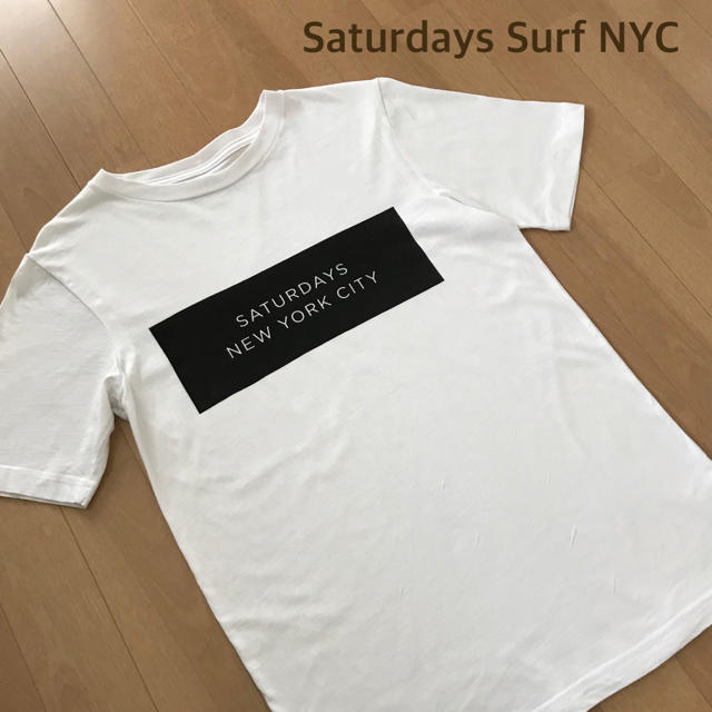 SATURDAYS SURF NYC(サタデーズサーフニューヨークシティー)の【1回着】SATURDAYS SURF Tシャツ XS レディースのトップス(Tシャツ(半袖/袖なし))の商品写真