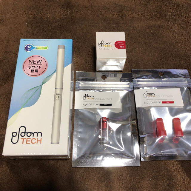 PloomTECH(プルームテック)のプルームテックホワイト お得なセット！ メンズのファッション小物(タバコグッズ)の商品写真