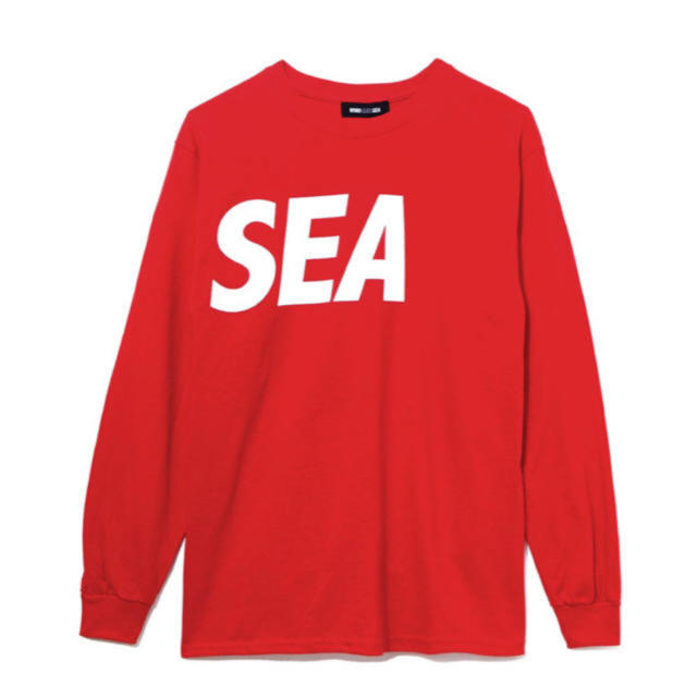 Wind and sea L/S Tee Red XL