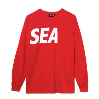 ロンハーマン(Ron Herman)のWind and sea L/S Tee Red XL(Tシャツ/カットソー(七分/長袖))