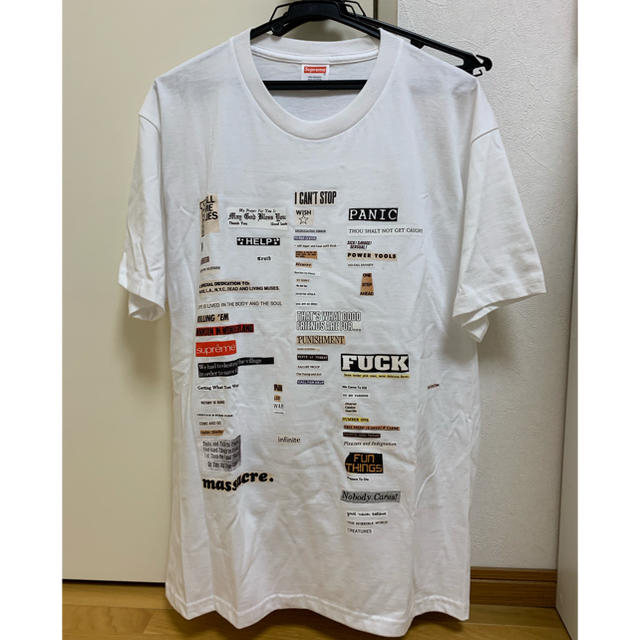 Supreme(シュプリーム)のSupreme2018aw Cutouts Tee White メンズのトップス(Tシャツ/カットソー(半袖/袖なし))の商品写真