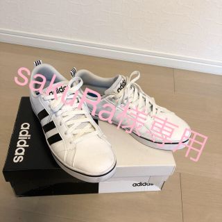 アディダス(adidas)のADIPACE VS AW-4594 白 25cm アディダス スニーカー(シューズ)