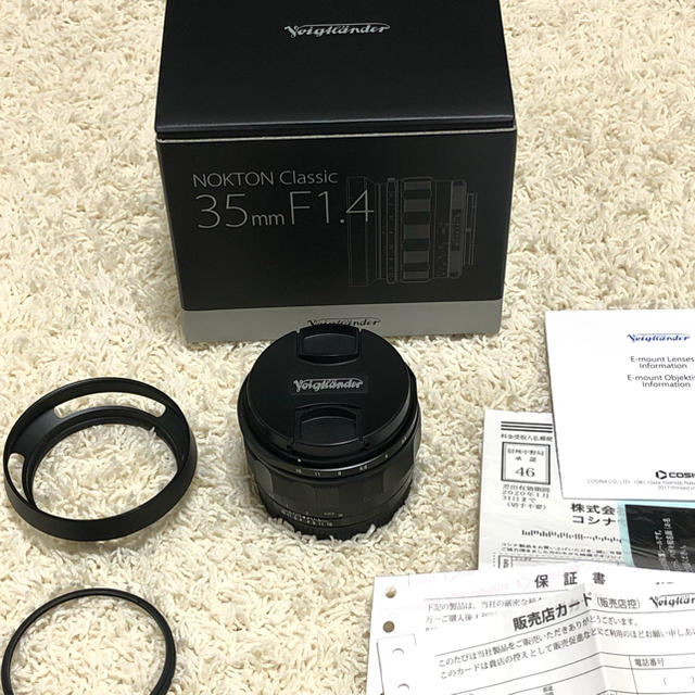 フォクトレンダー Nokton Classic 35mm F1.4 E マウント-