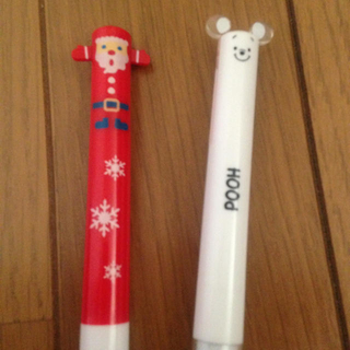 サンタさんとプーさんのボールペン(その他)