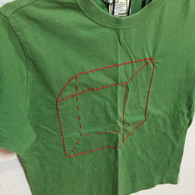正方形Tシャツ レディースのトップス(Tシャツ(半袖/袖なし))の商品写真