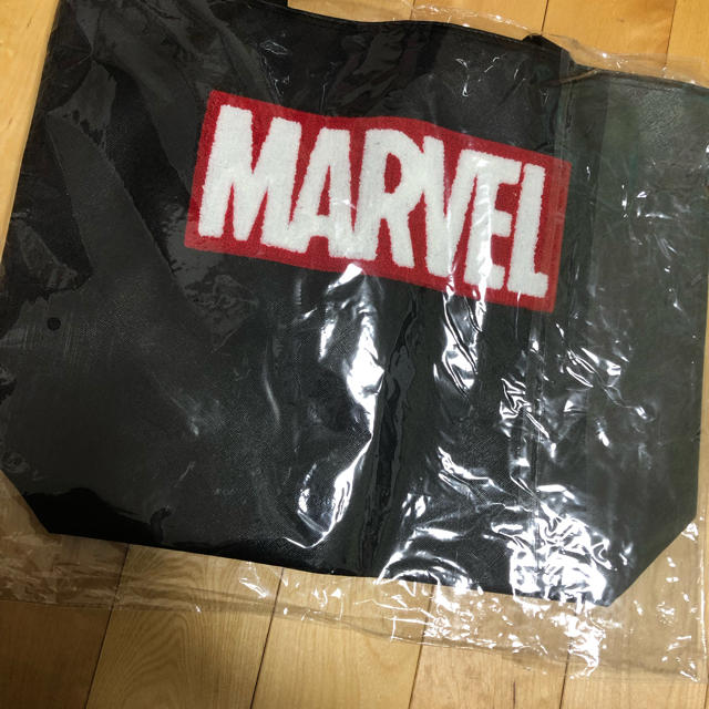 MARVEL(マーベル)のMARVEL トートバッグ ネイビー ブラック セット 刺繍 レディースのバッグ(トートバッグ)の商品写真