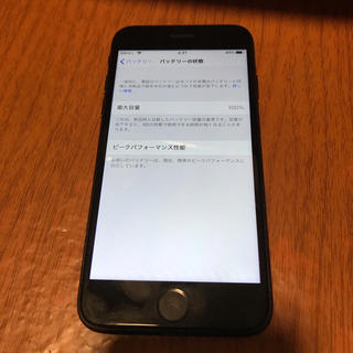 アイフォーン(iPhone)のiPhone7 32GB ジャンク simフリー ジェットブラック(スマートフォン本体)