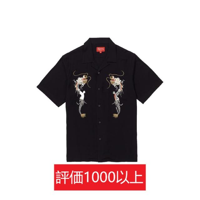 Supreme Dragon Rayon Shirt 黒L