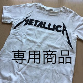 ジーユー(GU)のMETALLICA Tシャツ キッズ(Tシャツ/カットソー)