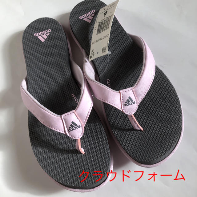 adidas(アディダス)のみどりん様専用です！[新品] adidas ビーチサンダル 23.5  レディースの靴/シューズ(ビーチサンダル)の商品写真