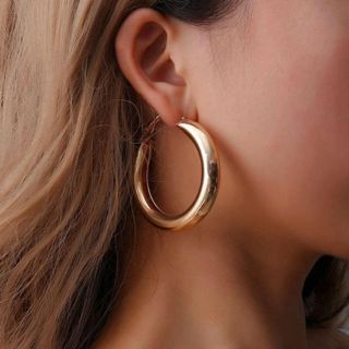 アパルトモンドゥーズィエムクラス(L'Appartement DEUXIEME CLASSE)の再入荷wide hoop earring(ピアス)