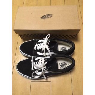 ヴァンズ(VANS)の【中古】VANSオールドスクール黒(スニーカー)