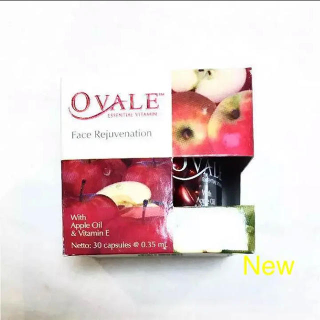 ② OVALE エッセンシャルフェイスビタミン りんご 30粒入り 0.35ml コスメ/美容のスキンケア/基礎化粧品(美容液)の商品写真