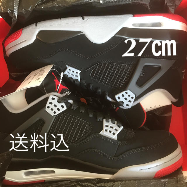 NIKE AIR JORDAN 4 BRED 27㎝