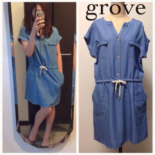 グローブ(grove)のなつさま専用♡(ひざ丈ワンピース)