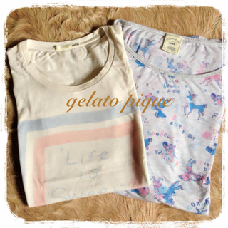 ジェラートピケ(gelato pique)のgelato Pique T2set(Tシャツ(半袖/袖なし))