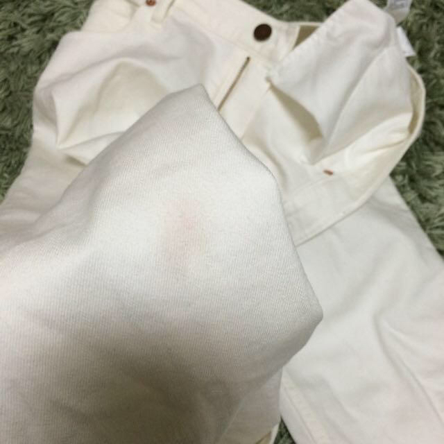 MUJI (無印良品)(ムジルシリョウヒン)の無印良品 白パンツ レディースのパンツ(デニム/ジーンズ)の商品写真