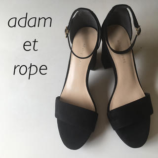 アダムエロぺ(Adam et Rope')のADAM ET ROPE アダムエロペ ハイアーチストラップサンダル パンプス(ハイヒール/パンプス)