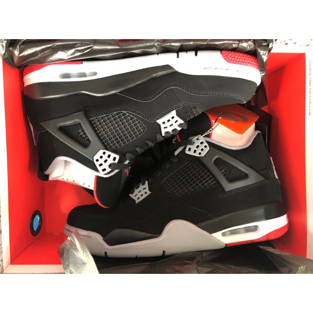 air jordan 4 bred 27.0cm