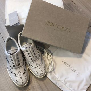 ジミーチュウ(JIMMY CHOO)のジミーチュウ スニーカーBRIAN 41.5【新品未使用】(スニーカー)