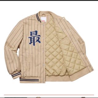 シュプリーム(Supreme)のSupreme Pinstripe Varsity Jacket (Gジャン/デニムジャケット)