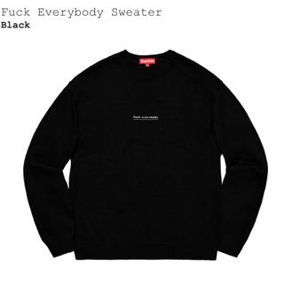 シュプリーム(Supreme)の(S) Fuck Everybody Sweater Supreme(ニット/セーター)