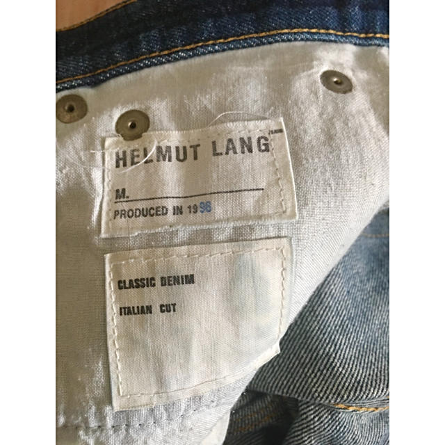HELMUT LANG - 98年本人期 🇮🇹 ヘルムートラング デニム HELMUT HELMUT LANG - 98年本人期 🇮🇹 ヘルムートラング デニム HELMUT
