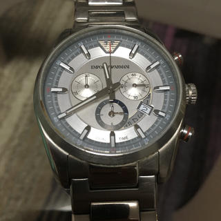 エンポリオアルマーニ(Emporio Armani)のEMPORIO ARMANI アルマーニ 腕時計 メンズ シルバー AR6036(腕時計(アナログ))