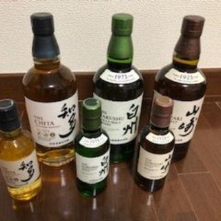 サントリー(サントリー)のサントリーNV旧ラベル飲み比べ　山崎・白州・知多　親子セット(ウイスキー)