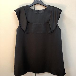 フォクシー(FOXEY)のFOXEY フォクシー ブラウス シルクレーション サイズ40 美品(シャツ/ブラウス(半袖/袖なし))