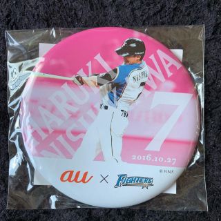 ホッカイドウニホンハムファイターズ(北海道日本ハムファイターズ)の☆日ハム☆西川遥輝 オリジナル缶バッジ！！(記念品/関連グッズ)