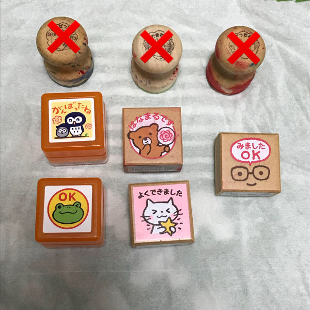 スタンプ☆値下げしました！ ハンドメイドの文具/ステーショナリー(はんこ)の商品写真