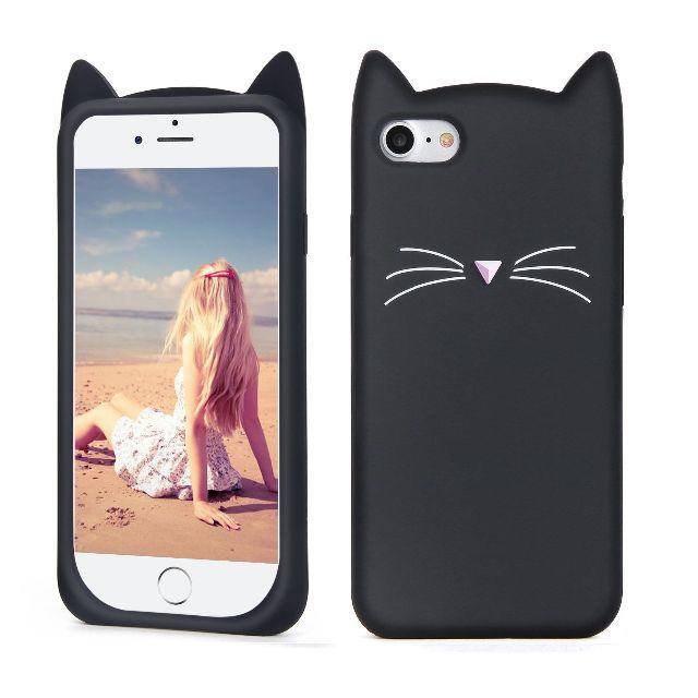 黒猫 ジジ Iphone 8 7 アイフォンケース カバー 耐衝撃 猫耳の通販 By Beautiful Harmony S Shop ラクマ