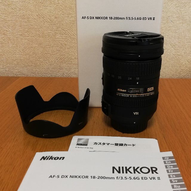 Nikon ズームレンズ 18-200mm