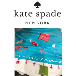 ケイトスペードニューヨーク(kate spade new york)のケイトスペード バスタオル katespade 海水浴 プール レジャーシート(タオル/バス用品)