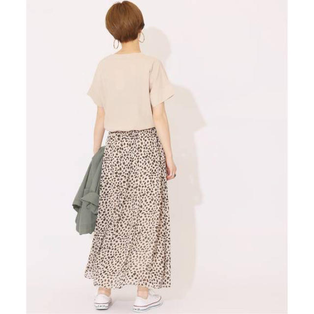 FRAMeWORK(フレームワーク)の新品19SS B.C STOCKレオパードギャザースカート☆フレームワークイエナ レディースのスカート(ロングスカート)の商品写真