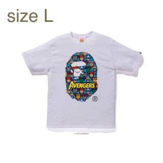 アベイシングエイプ(A BATHING APE)のBAPE AVENGERS APE HEAD TEE マーベル アベンジャーズ(Tシャツ/カットソー(半袖/袖なし))