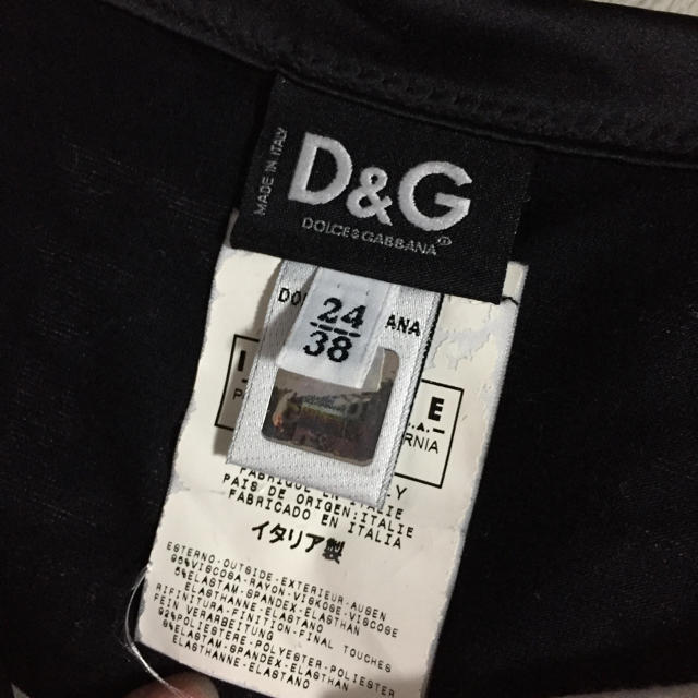 DOLCE&GABBANA(ドルチェアンドガッバーナ)のD&G 七分袖シャツ レディースのトップス(Tシャツ(長袖/七分))の商品写真