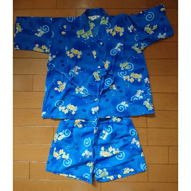 キッズ 甚平 110 キッズ/ベビー/マタニティのキッズ服男の子用(90cm~)(甚平/浴衣)の商品写真