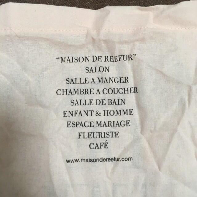 Maison de Reefur(メゾンドリーファー)のメゾンドリーファー エコバッグ 新品 レディースのバッグ(ショップ袋)の商品写真