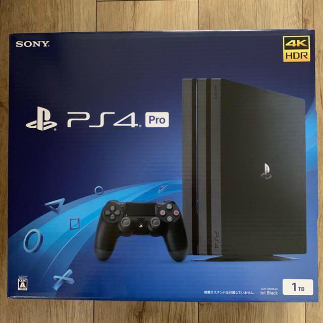 PS4 Pro 1TB Jet Black 新品 プレステ4 プレイステーション