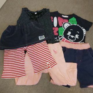 ♥️お買い得♥️夏の遊び着 95センチ ５点セット(Tシャツ/カットソー)