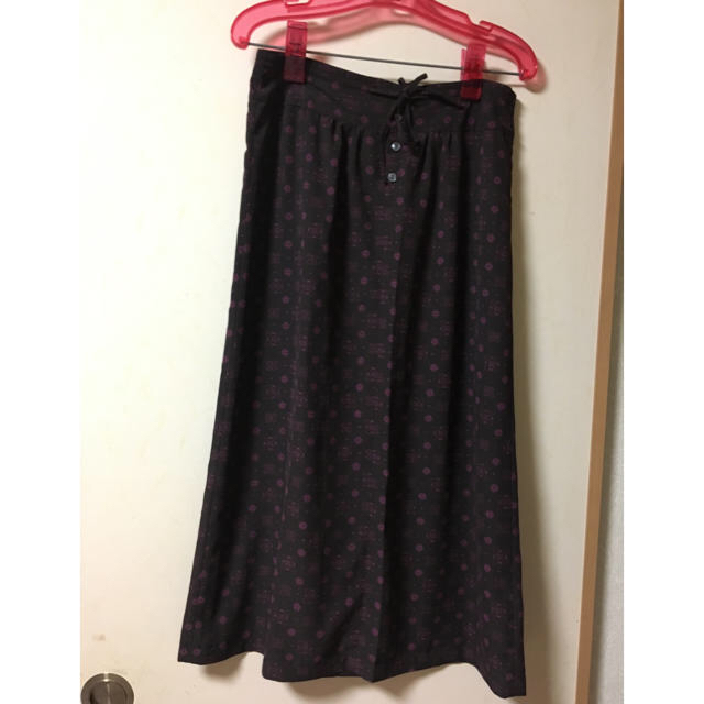 SAZABY(サザビー)のサザビー 紫色 フレアスカート レディースのスカート(ロングスカート)の商品写真