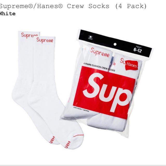 Supreme(シュプリーム)のsupreme socks 黒　白セット メンズのレッグウェア(ソックス)の商品写真