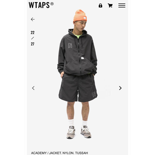 ナイロンジャケットWTAPS 19SS ACADEMY セットアップ BLACK L ほぼ新品