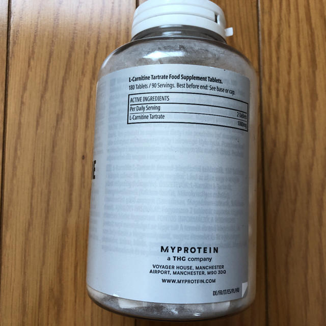 MYPROTEIN(マイプロテイン)のマイプロテイン  L-カルニチン 180錠 コスメ/美容のダイエット(ダイエット食品)の商品写真